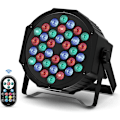 Miniatyrbilde 1 av 4: 36 LED Par Lys RGB DMX512 Discolys med Fjernkontroll Auto/Lyd/Master-Slave Scenebelysning for DJ Party Bar Band Bryllup Halloween Jul