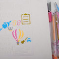 Pikkukuva 3 / 11: Erilaisia Maalausstencil-malleja DIY Koti- ja Suunnittelukoristeluun, Scrapbooking-albumiin, Käsitöihin ja Taiteeseen - 15