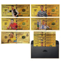 Miniatyrbild 3 av 11: Ronaldo stjärnfotboll minnessedel Europa Cup perifer sand super liga souvenir perifer 10pcs and envelope 3
