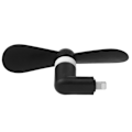 Miniatyrbillede 9 af 11: Mini køleventilator Drevet af telefonopladningsport til iPad Pro Air Mini iPhones 14 Pro Max Plus 13 12 11 XS XR X 8 7, Orange