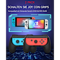 Pikkukuva 5 / 5: Yhteensopiva Nintendo Switch JoyCon Grip Bracket Gaming C