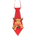 Pikkukuva 3 / 5: Joulukravatit, 3 kpl hauskoja paljetti Santa Snowman Deer -kuviollisia kravatteja paljeteilla, joulukoristeet