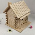 Pikkukuva 3 / 4: Puinen riippuva lintukodit BirdHouse ulkokäyttöön