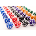 Pikkukuva 3 / 3: 50 kpl Akryyli 12-sivuinen Noppaa 12 Väriä Digitaaliset Noppaa Dungeons & Dragons Pelivärit Monipuoliset Sivut Numerot