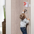 Miniatyrbild 4 av 5: 2-pack Fönsterdörrlarm, 110dB Magnetisk Sensor för Hem Garage Barnsäkerhet DIY (Batteri Ingår Ej)