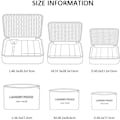 Miniatyrbild 2 av 5: Resväska Organizer Pack, 6 Pack Resväska Packkuber Set för Kläder Resväskor Organisationsförvaringsväskor Rosa