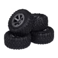 Miniatyrbillede 5 af 11: Holdbare R/C Crawler Hjul Dæk Nav & Dæk 4 stk./ Sæt til WPL 1:12 4x4WD