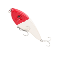 Miniatyrbillede 1 af 5: Big Fish Bait Fiskedrag 18cm 55g Crankbait Fiskegrej Saltvatten - Perfekt Röd huvud vit