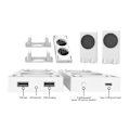 Miniatyrbillede 5 af 5: Lodret stativ med 2 køleventilatorer til Xbox Series S 3 White
