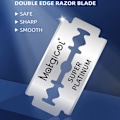 Miniatyrbilde 4 av 5: 20 stk dobbeltsidige barberblad 20 pcs 20 pcs
