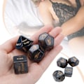 Miniatyrbillede 2 af 5: Sjovt terningspil til par - 4 terninger - Sexspil i perlemor-sort