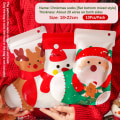 Miniatyrbilde 1 av 8: 10ST Tykk plast julegaver Ziplock Pack Bag Resealable A3 one size A3 one size