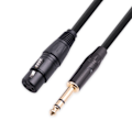 Miniatyrbillede 1 af 8: TRS 1/4 tommer til XLR Kabel XLR 3-polet Hun til 1/4 tommer Han Balanceret XLR til Jack 6,35 mm TRS Signalforbindelseskabel 10m