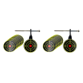 Miniatyrbild 1 av 5: 1/2/3/5 Metallövningsmål 5mm Trädstående Mål Rotera 2-pack