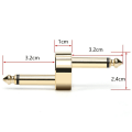 Miniatyrbilde 5 av 5: 4 stk Gitarreffekt Pedal Jack Connector Plug Metall Loddeforbindelse Koblinger Vevbygel Patch