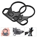 Pikkukuva 1 / 5: Taktisk rem adapter 3cm stål taktisk rem adapter rem L svart en storlek Black one size