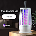 Miniatyrbilde 1 av 11: Myggdödande lampa Bärbar USB Uppladdningsbar Elektrisk Flugfälla Zapper Insektsdödare Repellent Utomhus Mute Anti Mygglampa White Plug-in mode