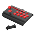 Miniatyrbild 1 av 11: Speljoystick Rocker Fighting Controller för Switches PC Game Controller Board Joystick Control Device Svart Röd