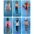 Miniatyrbild 4 av 5: 13 set Barbie dockkläder, passar 30 cm Barbie dockor, trendiga kläder, tröjor, jackor
