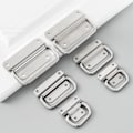 Miniatyrbilde 3 av 4: Skap Flight Case Solid Møbel Hardware Foldbart Håndtak For Sølv A5 Silver A5