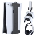 Miniatyrbild 2 av 5: PS5 spelkonsol universell väggmonteringsfäste värdförvaringsfäste spelkontrollhörlurar PS5 värdfäste Headphone Grip Bracket