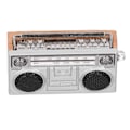 Pikkukuva 2 / 5: Nukkekotiradio 1:12 mittakaavassa Lapset simuloitu miniatyyri retro radiomalli Lelun lisävaruste Dekoraatio
