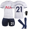 Miniatyrbild 1 av 2: 2324 Tottenham Hotspur Hemma 21 Kuluszewski Herr Fotbollströja Set Add sock #24