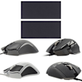 Miniatyrbillede 5 af 11: Gaming Mouse Skates Side Stickers Sved-Resistente Puder Anti-Slip Mouse Grip Tape DIY Klipbar Multifarvet Sort