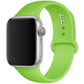 Pikkukuva 1 / 6: Silikonrem för Apple Watch Band 45mm 44mm 42mm 49mm 41mm 40mm 38mm correa armband iwatch Series 8 7 9 SE 4 3 5 Ultra 6 Grön Green 42 44 45 49 mm S-M