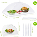 Miniatyrbilde 3 av 4: 6 stk. anti-flue netting matdeksel for grill piknik store og standard størrelser