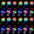 Miniatyrbillede 8 af 8: 24 stk. Glow in the Dark festartikler, herunder 12 stk. LED-brune 12 stk. Brown 12Pcs