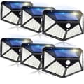 Outdoor Solar Lights, 100LED/3-Mode 270° Light Angle Motion Sensor Security Light, IP65 Waterproof Wall Lamp, Power, Light,