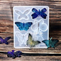 Pikkukuva 5 / 5: Örhängen Halsband Hänge Form Butterfly Crystal