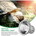 Miniatyrbillede 4 af 4: Varmelampe, skildpaddevarmelampe Varmeafsenderlampe, 3 Uva Uvb-lamper 25w, 50w og 75w, og vandtanktemperaturtester
