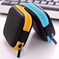 Miniatyrbillede 4 af 5: 5 stk. In Ear Bud Høretelefoner Headset Etui Mini Opbevaring Bærepose med Karabinhager
