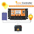 Miniatyrbillede 3 af 11: 2V/24V Auto Parameter Justerbar Dobbelt USB Port Solpanel Batteriopladning 100A