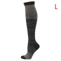 Miniatyrbilde 1 av 8: Strumpa Gradient Kompresjon Blandet Farge Trykk Mid-tubeSpor A10 ONESIZE A10 ONESIZE