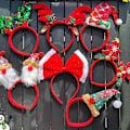 Miniatyrbillede 6 af 6: Fashion Jul Hat Pannband Jul Paljett Pannband Jultomte A5 one size A5 one size