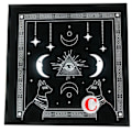 Miniatyrbillede 1 af 8: Tarotkort Bordsdug Flanell Spådomsaltare Schackspel Fortu C one size C one size