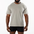 Pikkukuva 1 / 4: Hengittävä miesten urheilu-T-paita - Pohjoismainen minimalistinen - treenivaate Light gray XXL