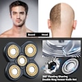 Miniatyrbilde 1 av 5: 5 blader hode barbermaskin erstatningshoder erstatningsblader hode Sh