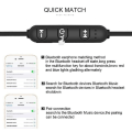 Pikkukuva 5 / 5: Langattomat magneettiset Bluetooth-kuulokkeet Handsfree-kuulokkeet mikrofonilla Melunvaimennuskuulokkeet Huawei Xiaomi Samsungille laatikolla blue331 with box blue331