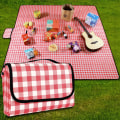Miniatyrbillede 1 af 4: Picnic tæppe Vandtæt strandmåtte 200×200cm, Letvægt