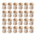 Miniatyrbild 2 av 3: 24-pack äggkoppar i trä - Äggförvaringsställ - Påskäggkoppar för hemmet