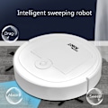 Miniatyrbillede 3 af 5: Støjsvag Intelligent Robotstøvsuger Støvtæt Gulvfejemaskine Tæpperenser, Sort