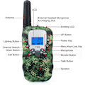 Miniatyrbillede 2 af 4: Kamuflage Walkie Talkie - Lang rækkevidde 3 km, 2 stk