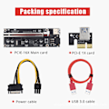 Pikkukuva 5 / 5: VER009S Plus -jatkokortti PCI-E -jatkokortti Express 1X 16X USB3.0 -kaapeli Mi