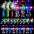 Miniatyrbillede 5 af 8: 24 stk. Glow in the Dark festartikler, herunder 12 stk. LED-brune 12 stk. Brown 12Pcs