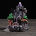 Miniatyrbillede 5 af 8: Tilbageflow Røgelsebrænder Resin Tilbageflow Røgelseholder Zen Dekoration C Onesize C Onesize