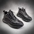 Miniatyrbillede 2 af 4: Mænd Vulkaniserede Sko Mode Luksuriøse Krokodille Print Casual Sneakers
